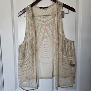 Beaded Vest - Bohemian, Fun, Excellent Condition